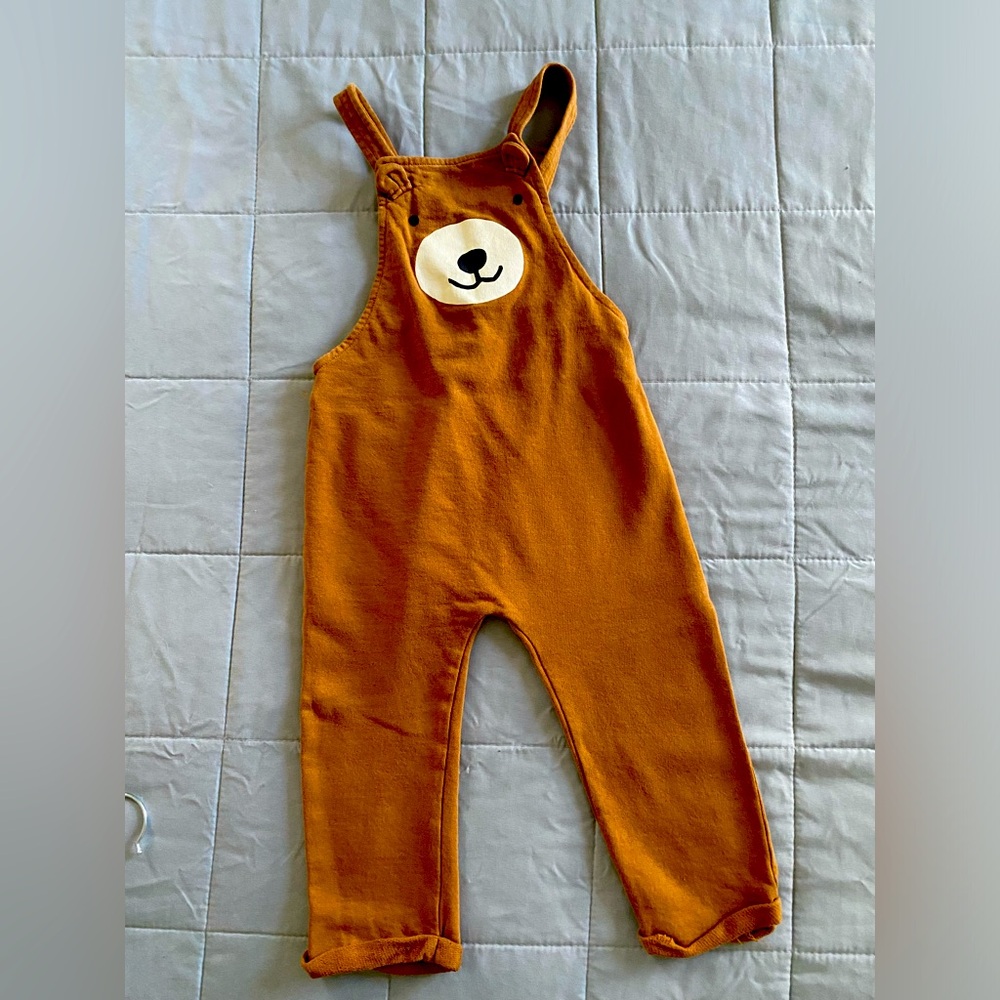 Brown bear overalls